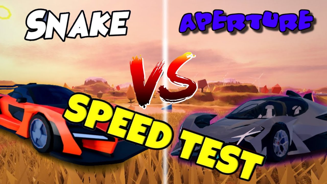 SNAKE VS APERTURE: THE ULTIMATE SPEED TEST! - YouTube