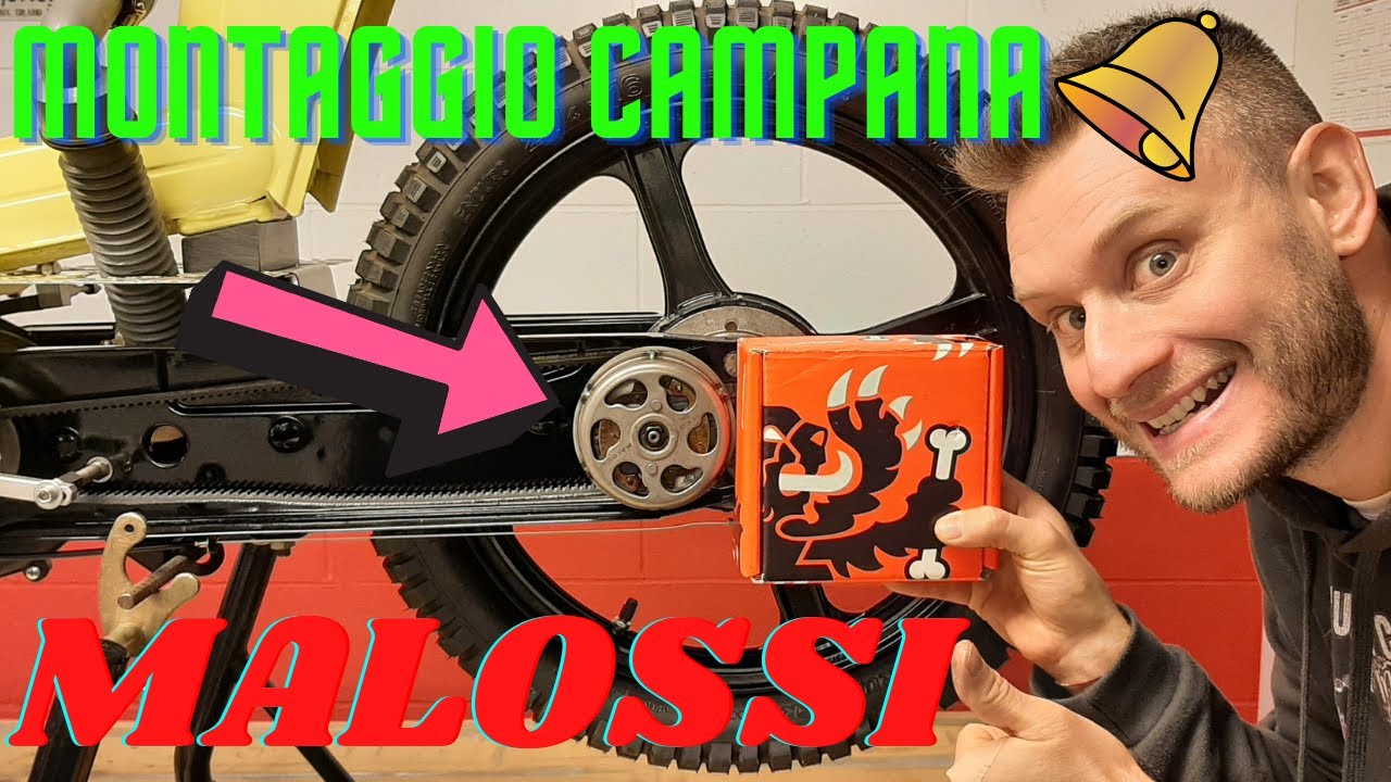 Montaggio campana frizione MALOSSI WING CLUTCH BELL (su PIAGGIO SI)
