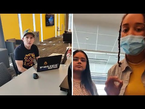 ASU Police Lives Matter Sticker Freakout Video (FULL)