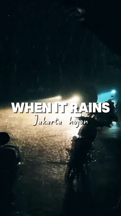 JAKARTA HUJAN #cinematicvideo #footage #hujan
