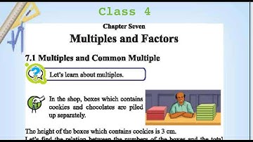 Chapter 7 | Part 1 | Class 4 elementary Maths | Bangladesh | English Medium