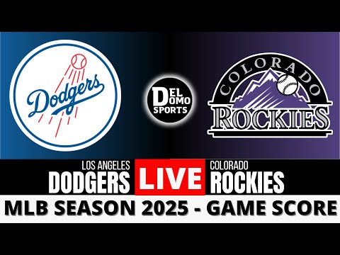 LOS ANGELES DODGERS VS COLORADO ROCKIES ⚾️ MLB Game Score Radio Play-by-Play