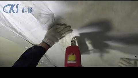 Keshun APF-C HDPE pre-applied waterproof membrane for metro tunnel application|Installation|Channel