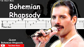 Queen - Bohemian Rhapsody Guitar Tutorial