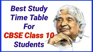 Best Time Table for Class 10 students by Rahul Sir