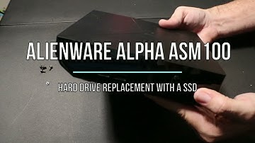 Alienware Alpha ASM100 Hard drive replacement with a SSD | Windows 10 install