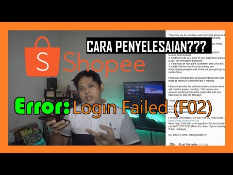 Shopee [MY] || JANGAN JOIN DROPSHIP UNTUK ELAK AKAUN SHOPEE KENA BANNED (ERROR F02)