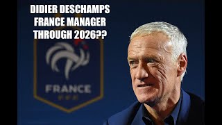 Didier Deschamps France Contract EXTENDED THROUGH 2026 #shorts