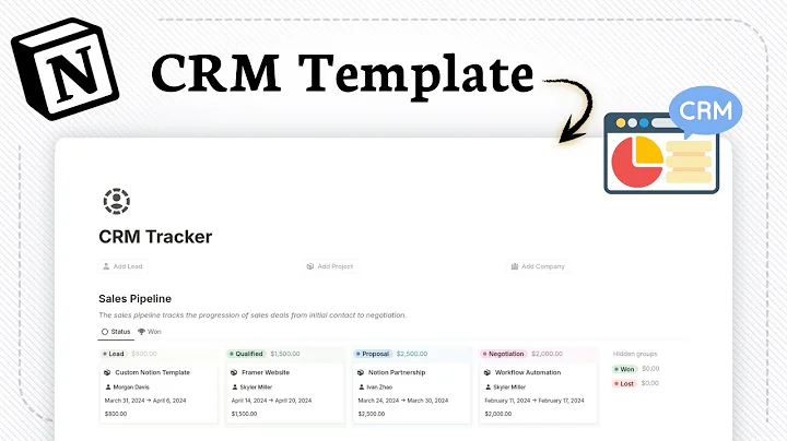 How to add a CRM template in Notion (Quick & Simple Guide)