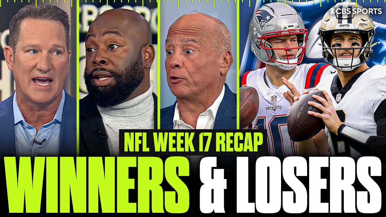 NFL Week 17 Winners & Losers: Drake Maye & Tyler Shough Making Strong Cases for NFL Honors 👀