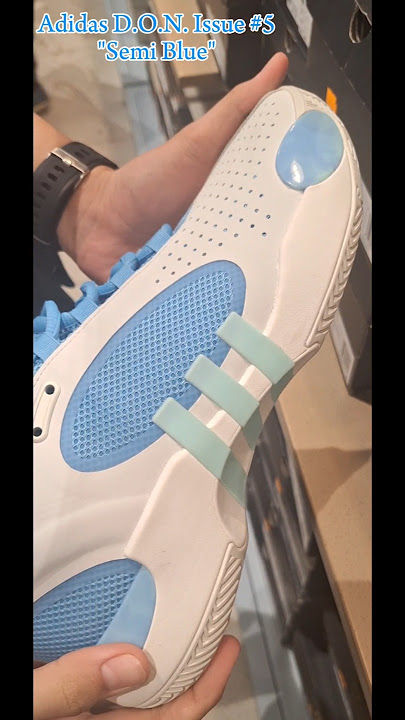 Adidas D.O.N. Issue #5 'Semi Blue' Actual Look #shorts #basketballshoes #Adidas