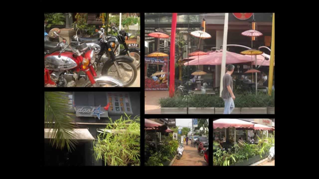 Vientiane, Laos, Rue Setthathirath, Hotels, Bars and Cafes
