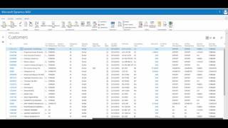 Dynamics NAV 2017 Web Client - Columns and Freeze Panes