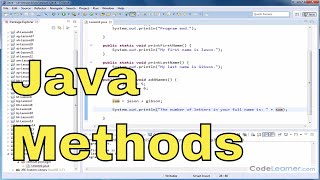 Get more lessons like this at http://www.mathtutordvd.comlearn how to
program in java with our online tutorial. we will cover variables,
loops, if else bran...
