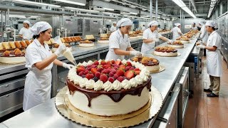 How Millions of Cakes Are Made Every Day | Inside the Mega Factory