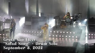 Greta Van Fleet in Concert - Safari Song + Drum Solo | 09/03/2022 | Boise, ID