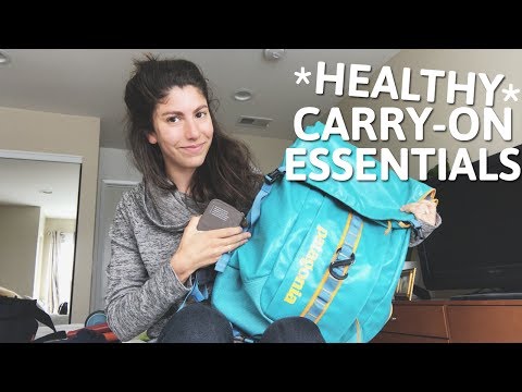 WHAT I PACK IN MY CARRY-ON BAG | Healthy Travel Essentials!