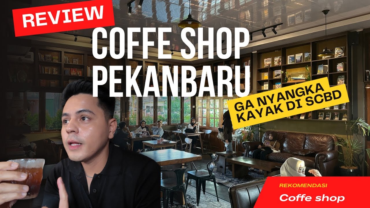Review Antitesa Coffee & Library Pekanbaru