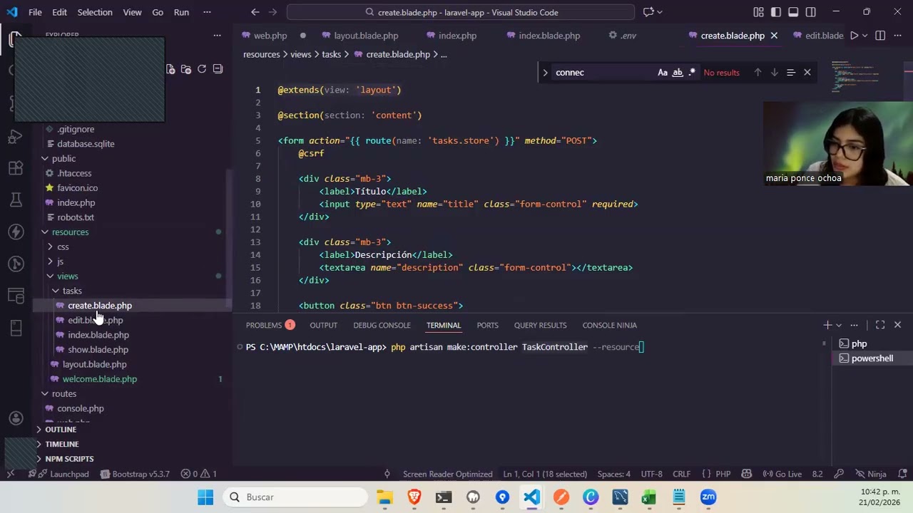 PRIMEROS PASOS CON LARAVEL