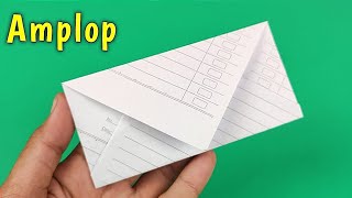 Origami Cara Membuat Amplop Tanpa Lem