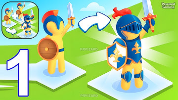 Stickman Tactical Rush - Gameplay Walkthrough Part 1 Stickman War Army Commander StickWar Archer