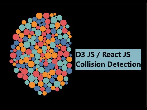 D3 JS Collision Detection implementation with React JS