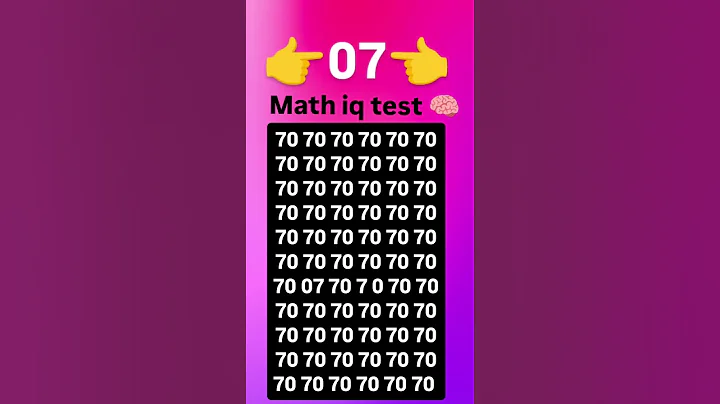 👉 Find -07 Math iq test #maths #mathtricks #iqtestonline #quiz #mathiqtest #mathproblems #mathematic