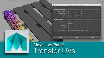 DART 104 Intro To Maya: UVs Part 6 Transfer UVs