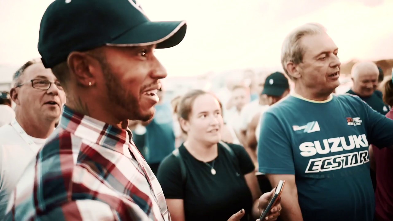 Lewis Hamilton Meets the Silverstone Volunteers