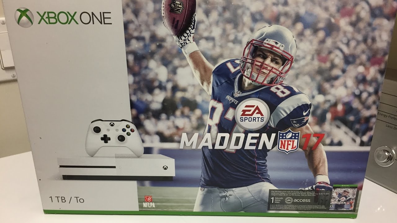 Xbox One S 1TB Console Madden NFL 17 Bundle YouTube