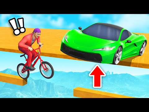 BMX Vs 500 MPH CARS Is Impossible In GTA 5