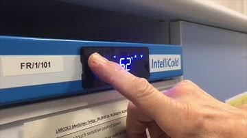 ELHT Fridge One temperature read and reset