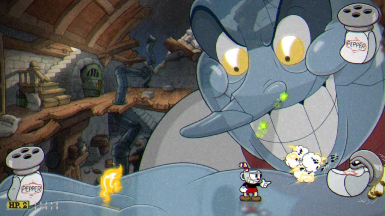 Cuphead: Robbes(DLC final boss) - A dish to die for