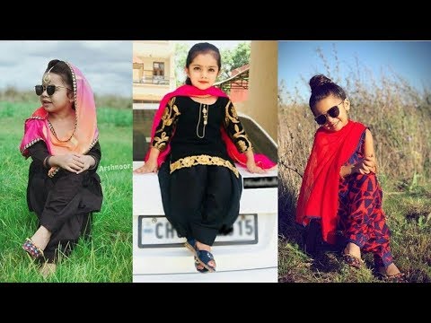 little girl punjabi suit design