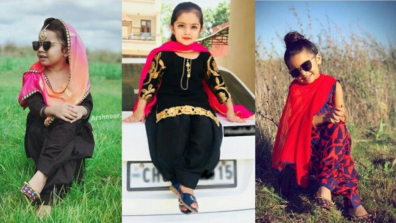 Punjabi Suit For Cute Baby Girls || 2020-2021 || Beautiful Punjabi Dresses  For Kids || - YouTube
