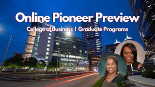 Online Pioneer Preview Twu College Of Business Graduate Programs