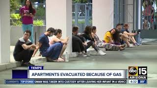 Tempe apartments evacuated after gas incident