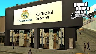 GTA SAN ANDREAS Real Madrid Store Mod - REAL MADRID KIT