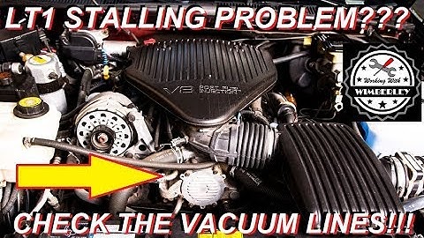 LT1 Stalling Problem? Starts then Dies? Check The Vacuum Lines! Not the Optispark & Beware of Forums