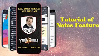Tutorial of Notes Feature of YouBible App screenshot 2
