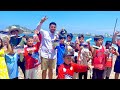 REGALANDO EQUIPO de PESCA a NIÑOS PESCADORES || DÍA DEL NIÑO.