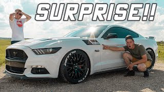 HE SURPRISED US WITH A NEW MUSTANG!! (850+HP)