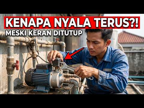 Pompa Pendorong Nyala Terus Padahal Keran Ditutup? Ini Penyebab & Cara Mengatasinya!