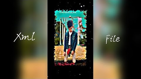 Tomake Chai Xml 💜✨ | Tomar Namer Roddure Alight Motoin Xml File 💫 | New Trend Xml #trending​ #viral