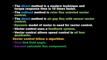 Vector control of induction motor | Electrical Engineering