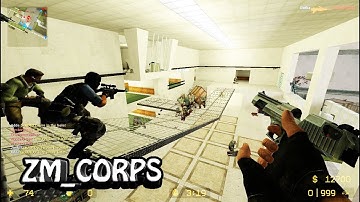 Counter-Strike Source Zombie Mod Gameplay on Zm Corps map on ElitE HunterZ Server
