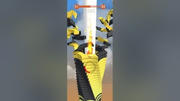 stack ball gameplay most satisfying game #stackball #games #stackballgame #roblox #viral #puzzle