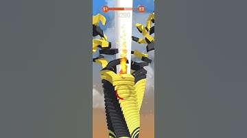 stack ball gameplay most satisfying game #stackball #games #stackballgame #roblox #viral #puzzle