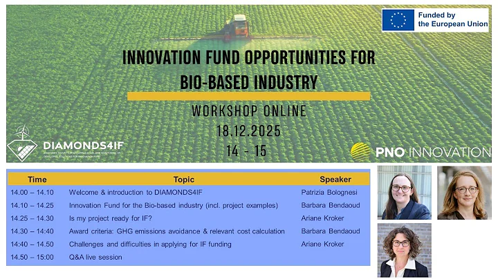 Innovation Fund opportunities for the Bio-based industry