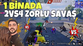 1 BİNADA 2VS4 ATTIK EN HEYCANLI EN ZORLU SAVAŞ OLDU! (60 KILL ALDIM)